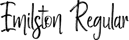 Emilston Regular font - Emilston.otf