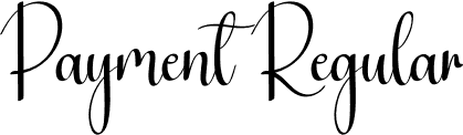 Payment Regular font - Payment.otf