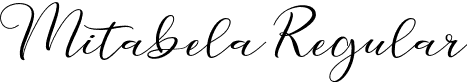 Mitabela Regular font - Mitabela.otf