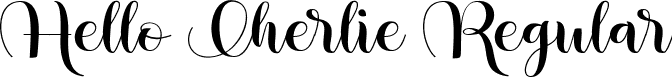 Hello Cherlie Regular font - Hello-Cherlie.ttf