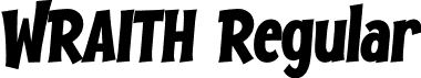 WRAITH Regular font - WRAITH.otf