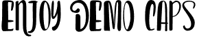 Enjoy DEMO Caps font - Andinistas - Enjoy-DEMOCaps.otf