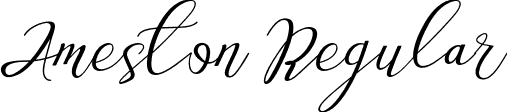 Ameston Regular font - Ameston.otf