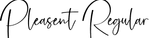 Pleasent Regular font - pleasent-aljj6.ttf