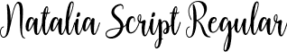 Natalia Script Regular font - Natalia Script.otf