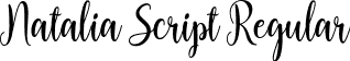 Natalia Script Regular font - Natalia Script.ttf