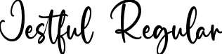 Jestful Regular font - Jestful.ttf