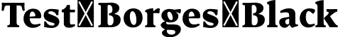 Test_Borges Black font - Test_Borges-Black.otf