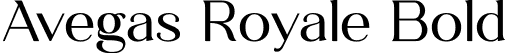 Avegas Royale Bold font - avegasroyale-bold.ttf