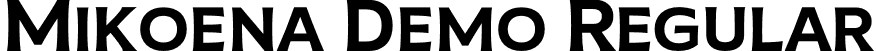 Mikoena Demo Regular font - mikoena-demo.otf