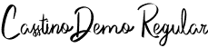 CasstinoDemo Regular font - CasstinoDemo.otf