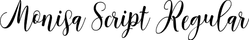 Monisa Script Regular font - Monisa-Script.ttf