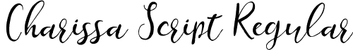 Charissa Script Regular font - Charissa-Script.ttf