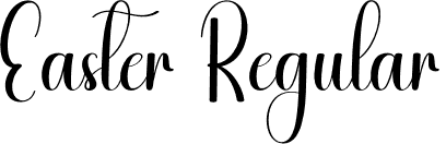 Easter Regular font - Easter.otf