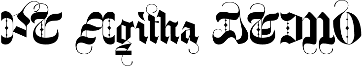 PC Agitha DEMO font - PC-Agitha-DEMO.otf