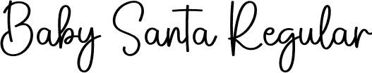 Baby Santa Regular font - Baby-Santa.otf