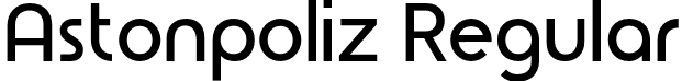 Astonpoliz Regular font - Astonpoliz.otf