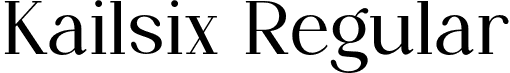 Kailsix Regular font - kailsix-regular.otf