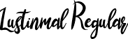 Lustinmal Regular font - Lustinmal.otf