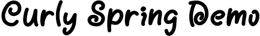 Curly Spring Demo font - Curly-Spring-Demo.otf