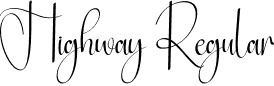 Highway Regular font - Highway.otf