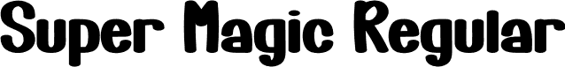 Super Magic Regular font - Super-Magic.otf