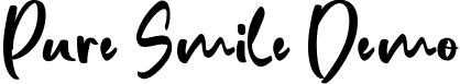 Pure Smile Demo font - PureSmileDemoRegular.ttf