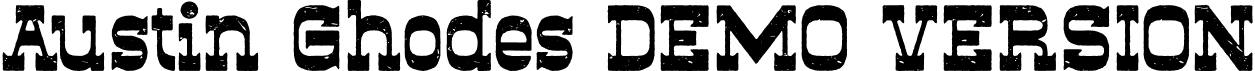 Austin Ghodes DEMO VERSION font - Austin-Ghodes-DEMO-VERSION.otf