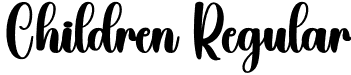 Children Regular font - Children.otf