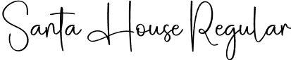 Santa House Regular font - Santa-House.otf