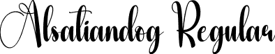 Alsatiandog Regular font - Alsatiandog.otf