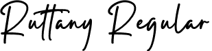 Ruttany Regular font - Ruttany.otf