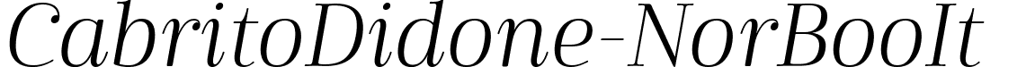 CabritoDidone-NorBooIt  font - CabritoDidone-NorBooIt.ttf