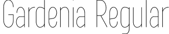 Gardenia Regular font - Gardenia.otf