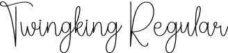 Twingking Regular font - Twingking.otf