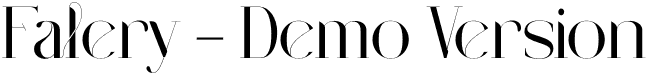 Falery - Demo Version font - Falery-DemoVersion-Regular.otf