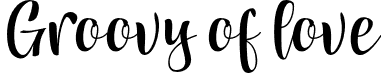 Groovy of love font - Groovy-of-love.otf