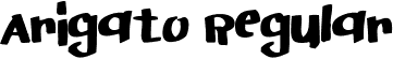 Arigato Regular font - Arigato Handwritten.otf