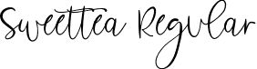 Sweettea Regular font - Sweettea.ttf