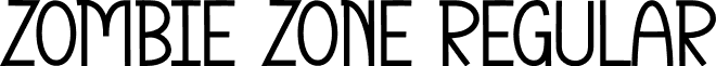 Zombie Zone Regular font - Zombie-Zone.otf