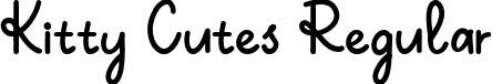 Kitty Cutes Regular font - kittencutes.ttf