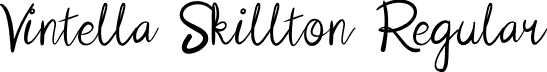 Vintella Skillton Regular font - Vintella Skillton.otf