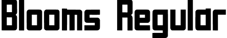 Blooms Regular font - Blooms-Free.otf