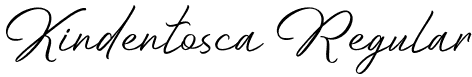 Kindentosca Regular font - Kindentosca.otf