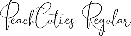 PeachCuties Regular font - peachcuties.otf