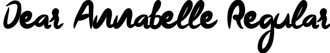 Dear Annabelle Regular font - Dear Annabelle.otf