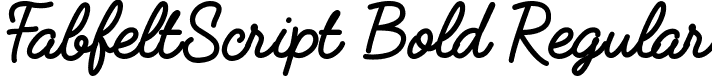 FabfeltScript Bold Regular font - fabfeltscript-bold.ttf