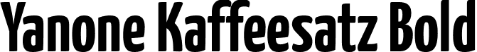 Yanone Kaffeesatz Bold font - YanoneKaffeesatz-Bold.ttf