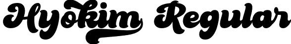 Hyokim Regular font - hyokim.otf