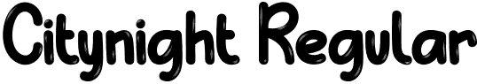 Citynight Regular font - Citynight.otf